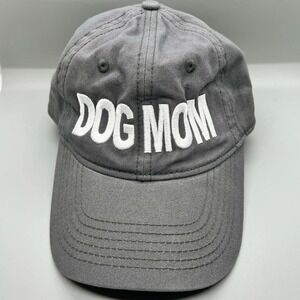 Sportsman Dog Mom Baseball Cap Hat Womens Gray One Size Adjustable Curved Brim